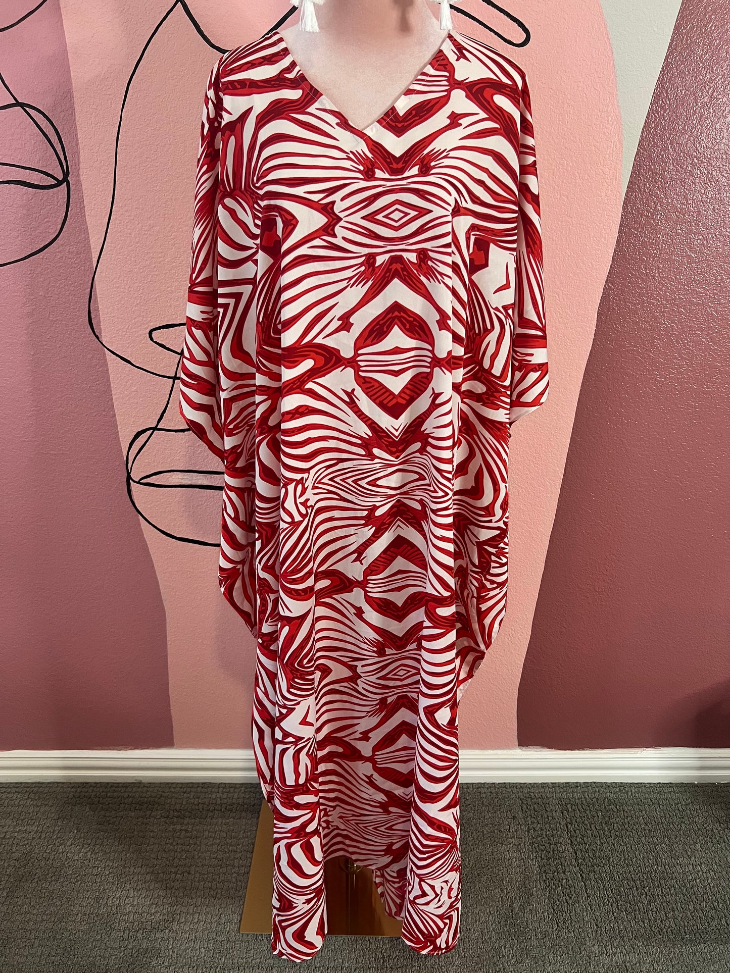 Strawberry Swirl Kaftan