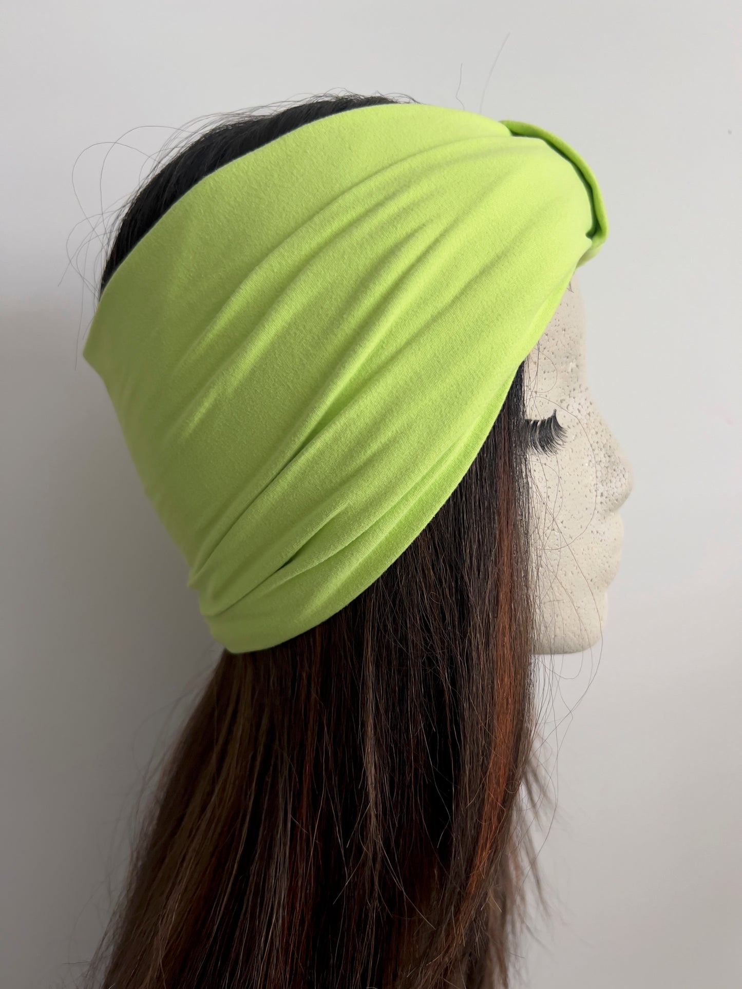 DKDH LIME TURBAN HEADBAND