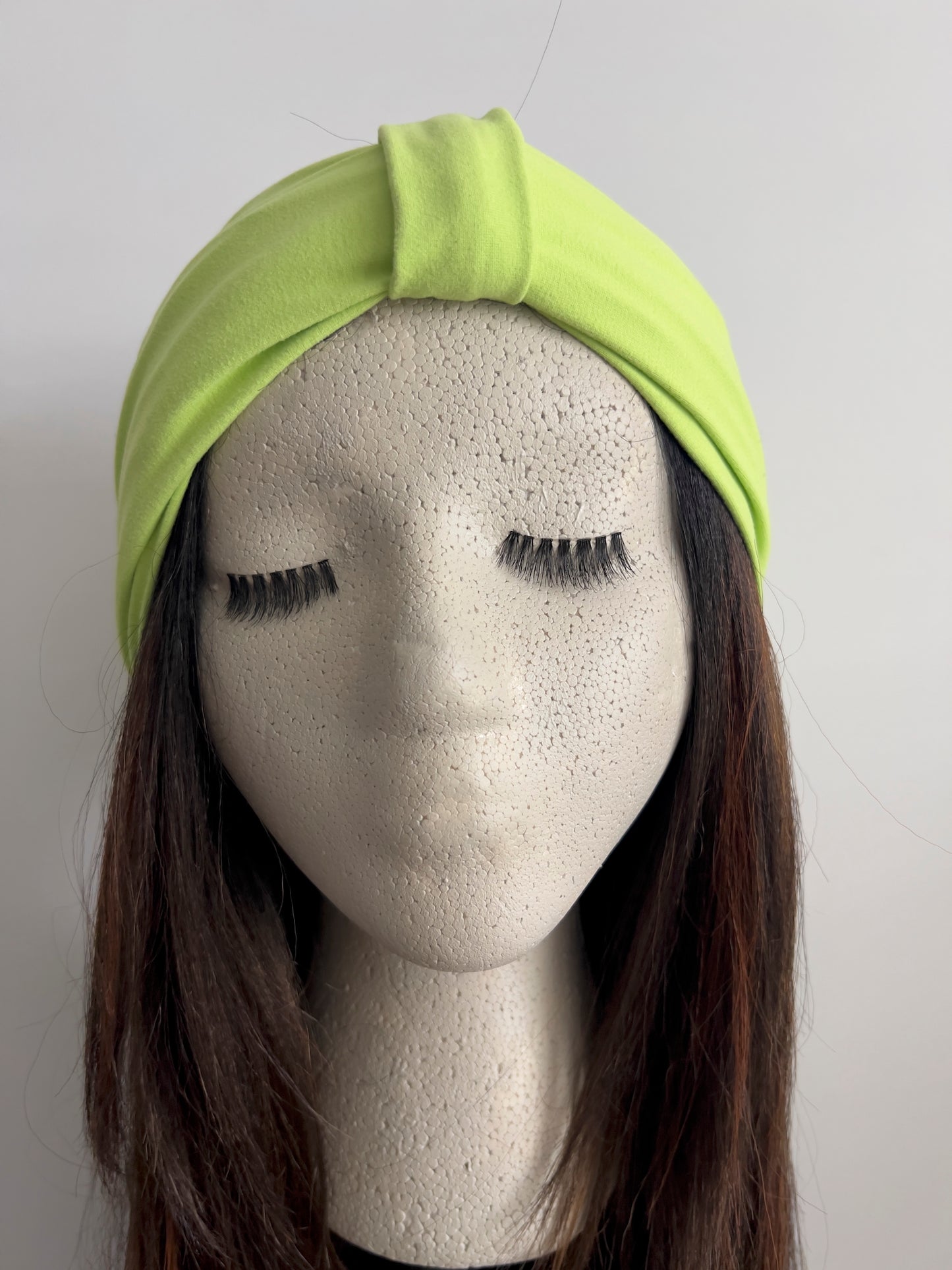DKDH LIME TURBAN HEADBAND
