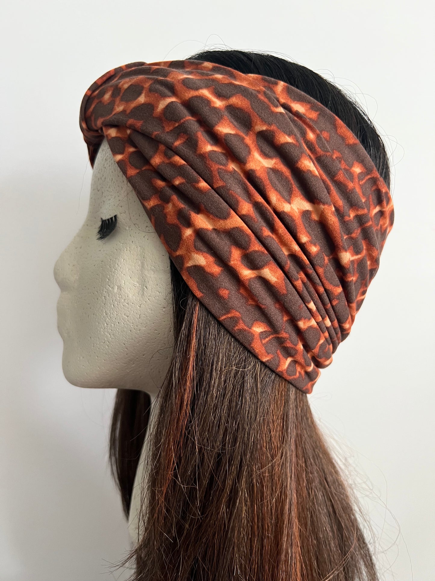 DKDH TORTOISE SHELL TURBAN HEADBAND