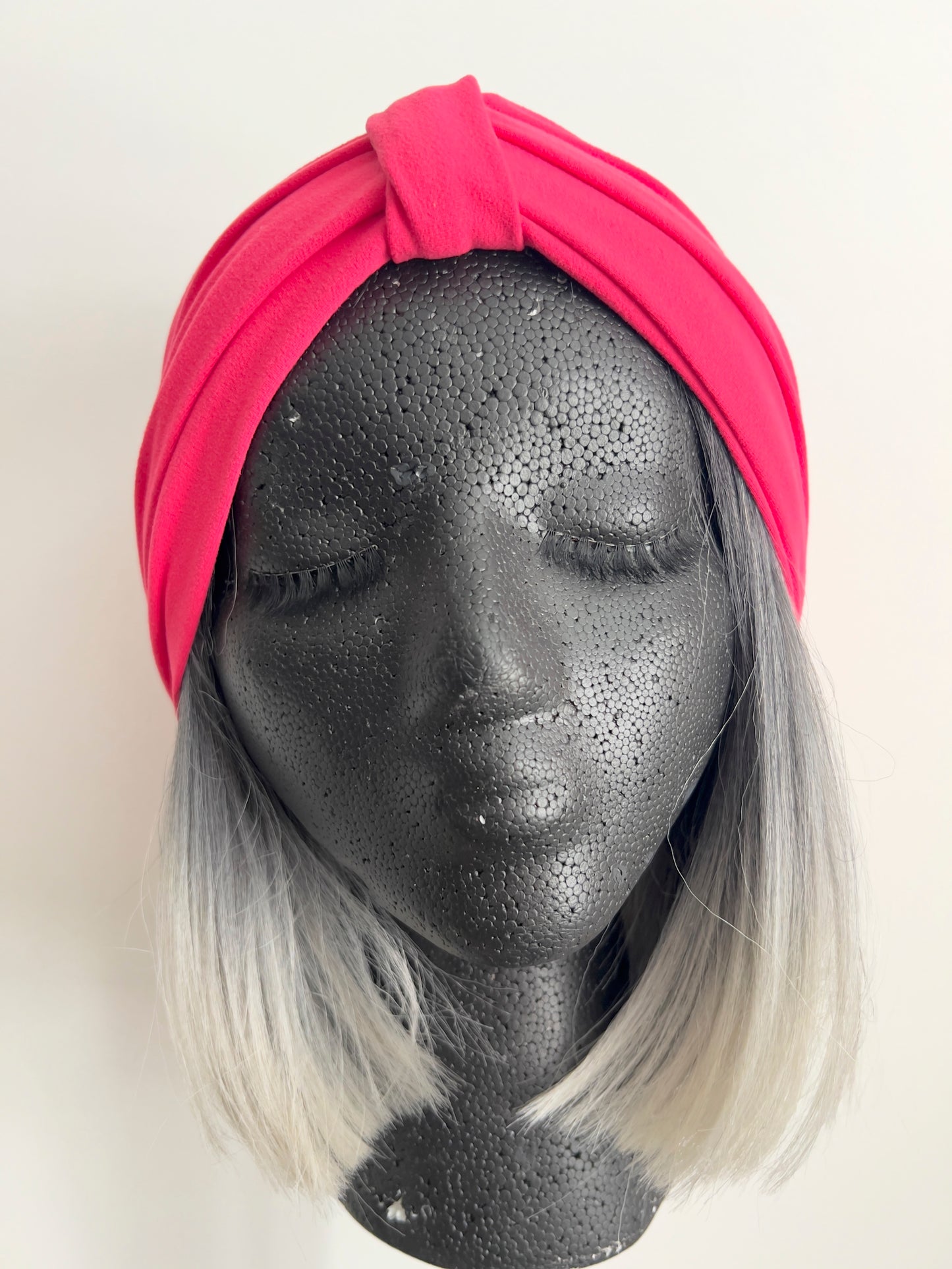 DK DESIGN HEADWEAR TURBAND RASPBERRY