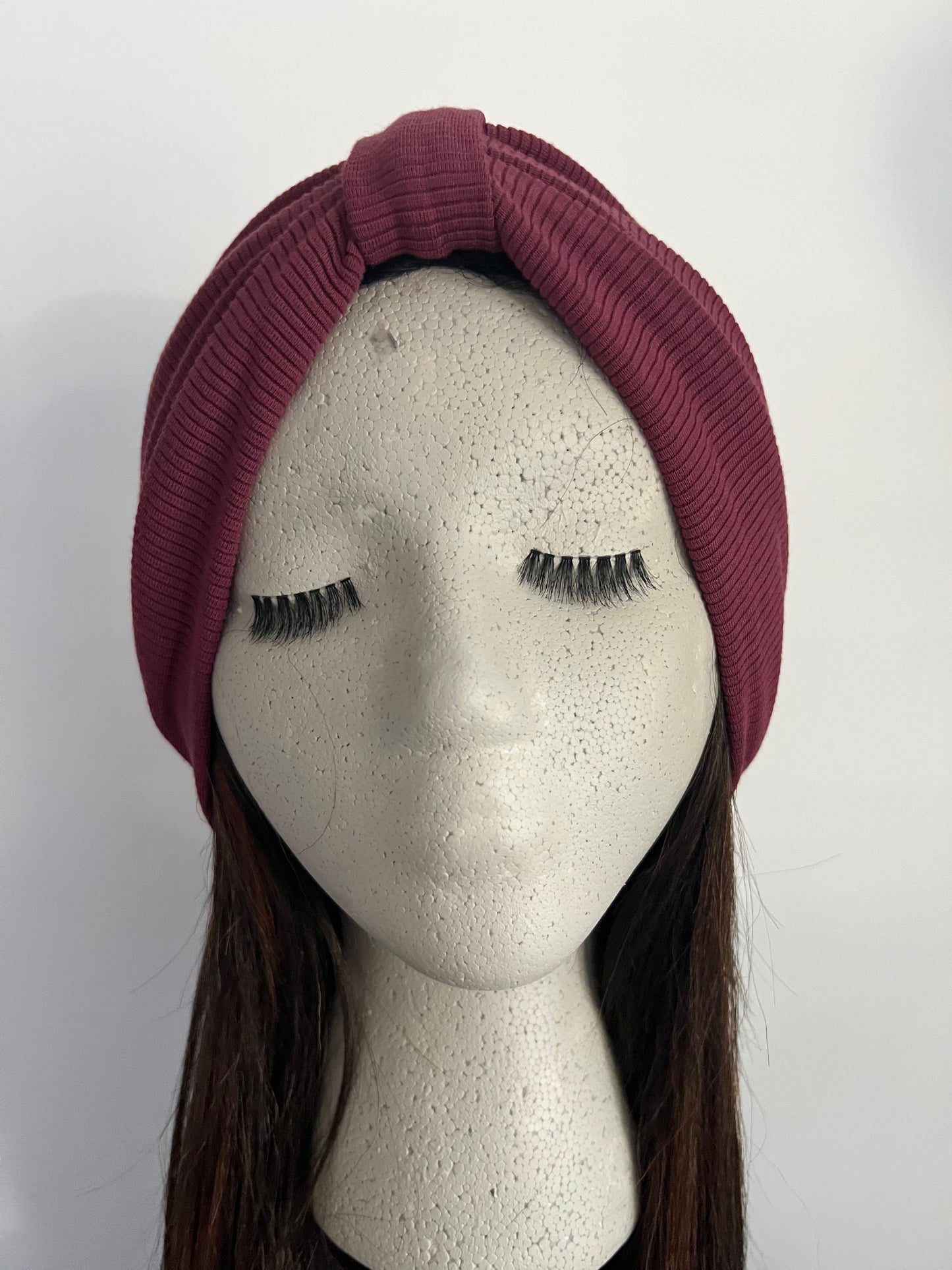 TurBAND Ribbed Knit Pinot Noir