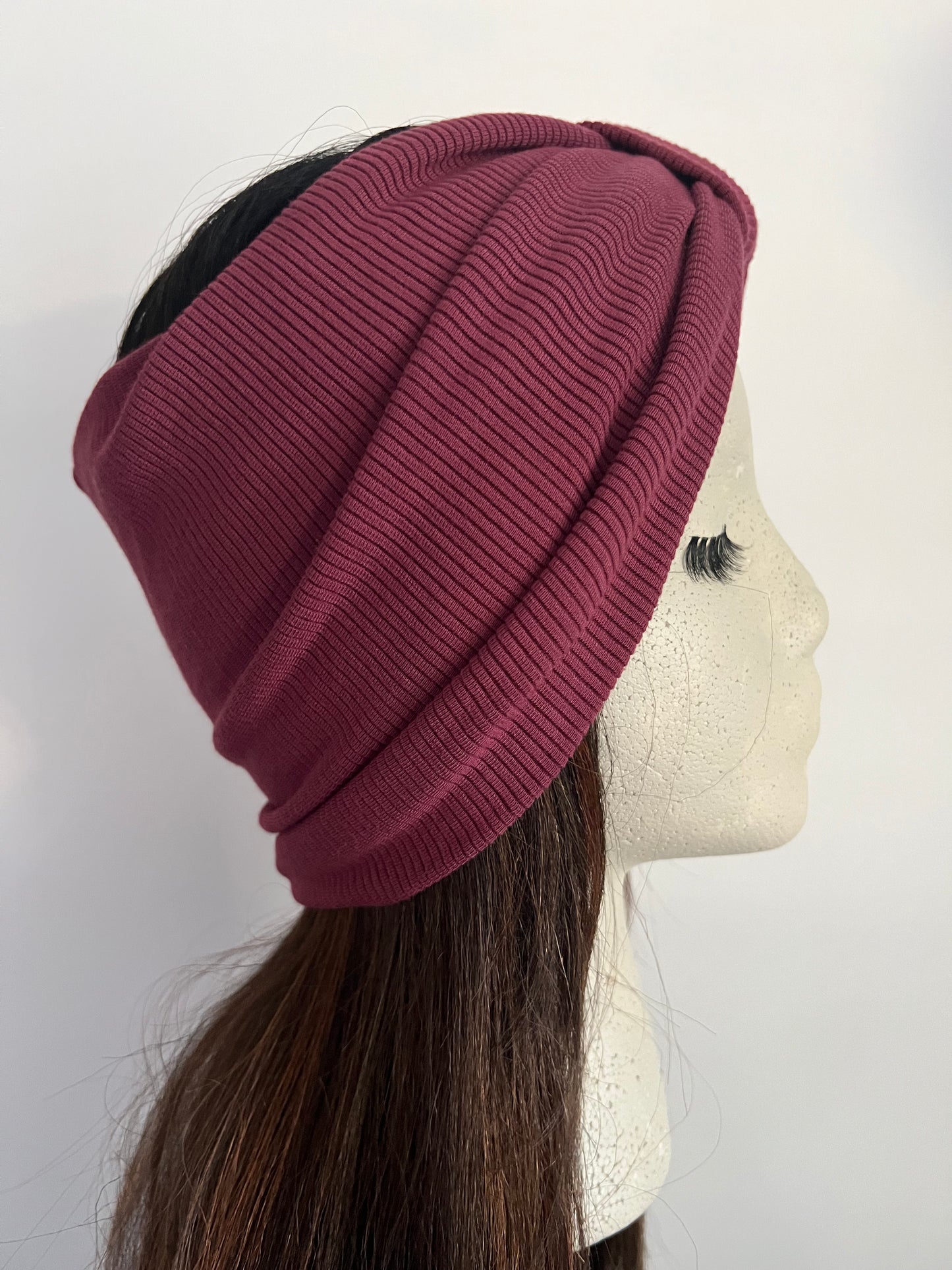 TurBAND Ribbed Knit Pinot Noir