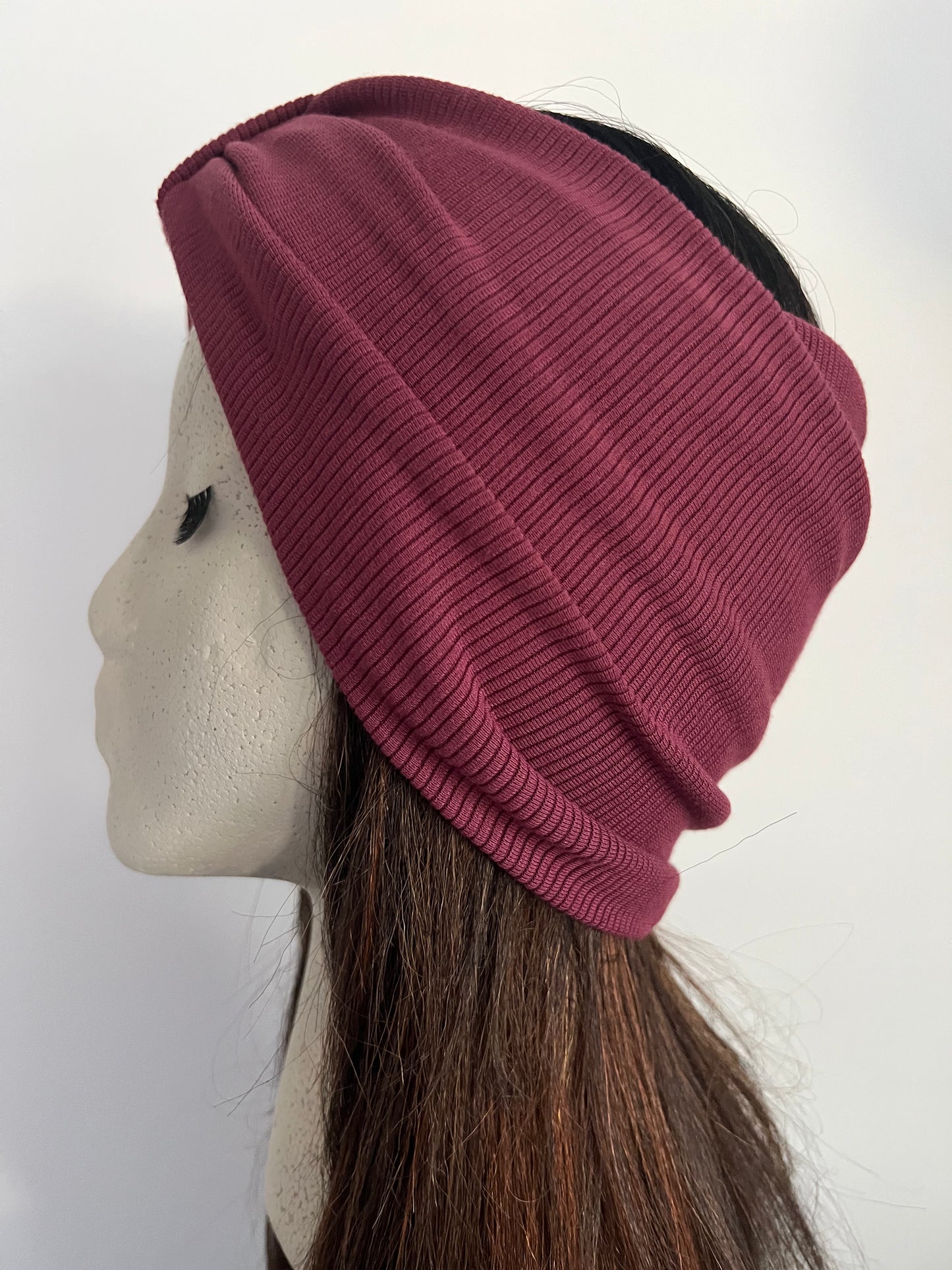 TurBAND Ribbed Knit Pinot Noir