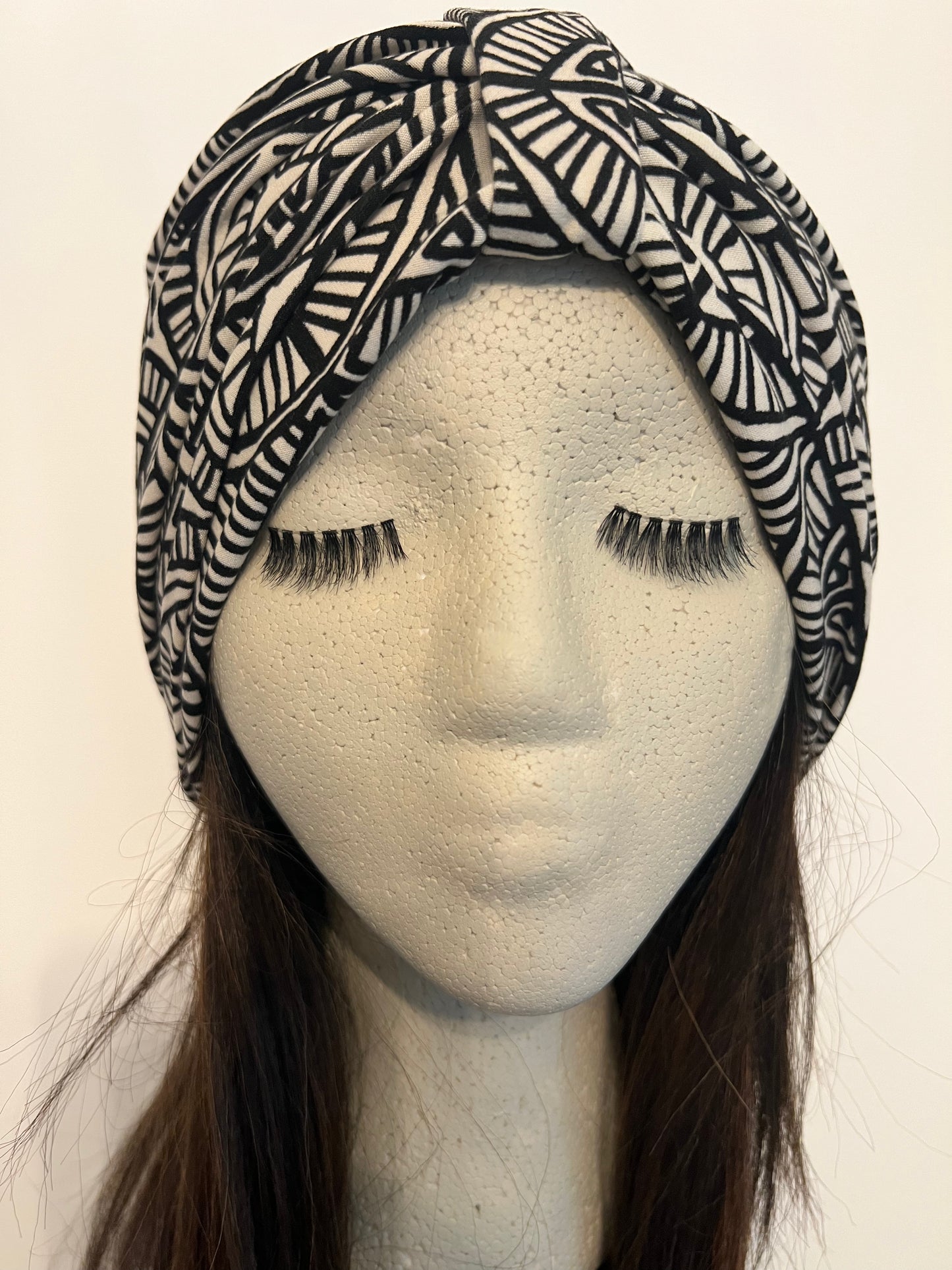 Black Medallion Turban