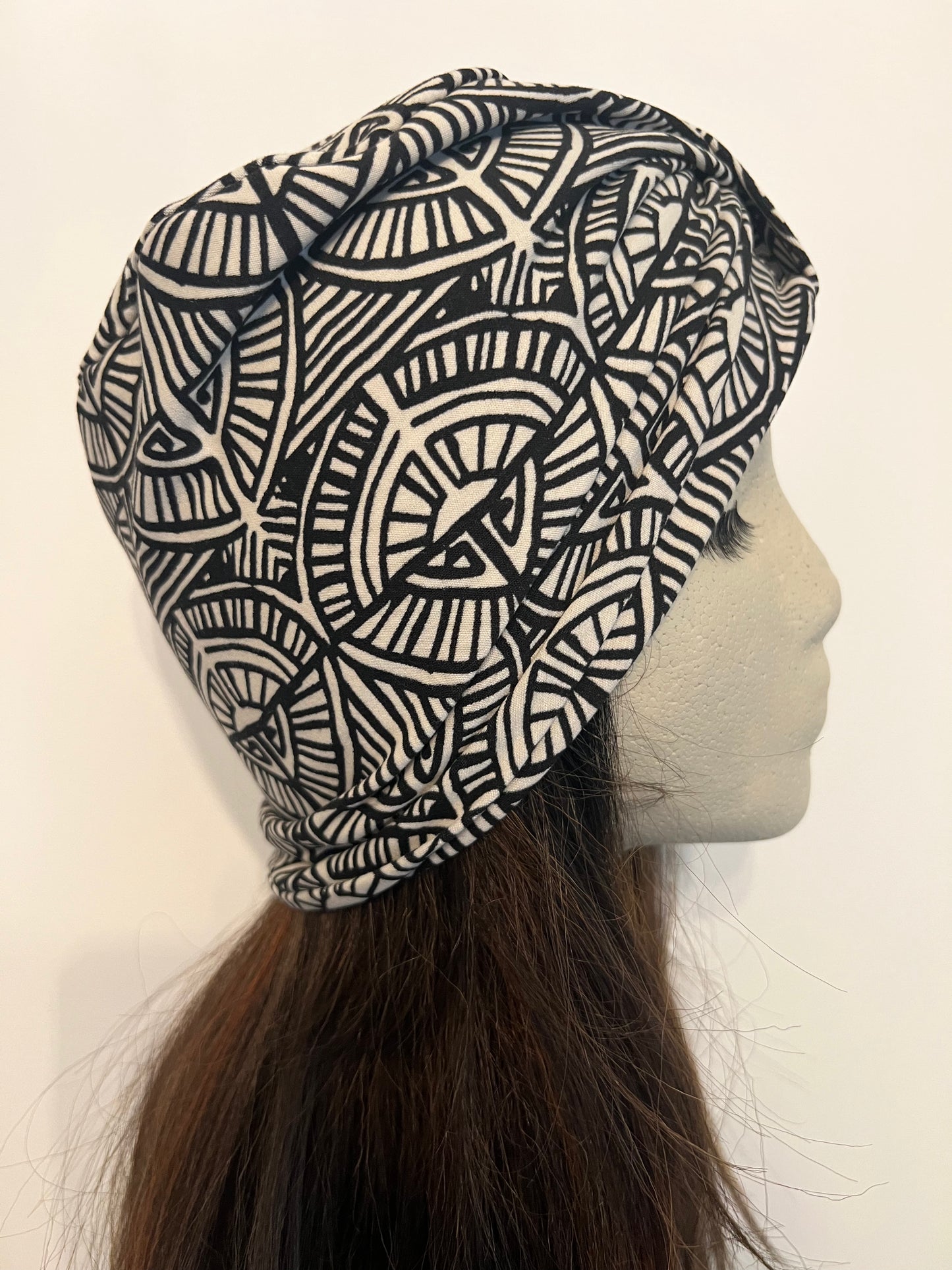 Black Medallion Turban