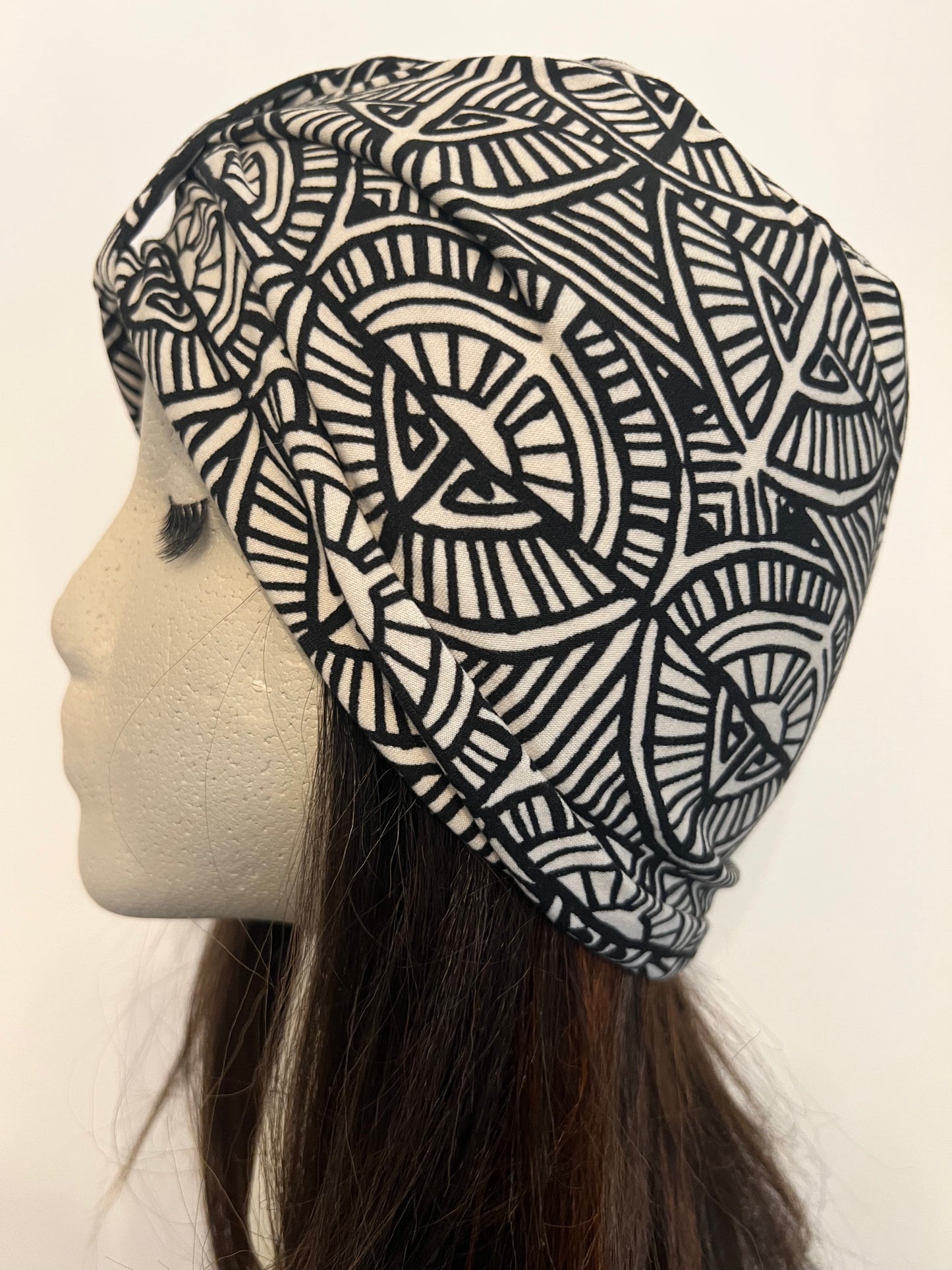 Black Medallion Turban