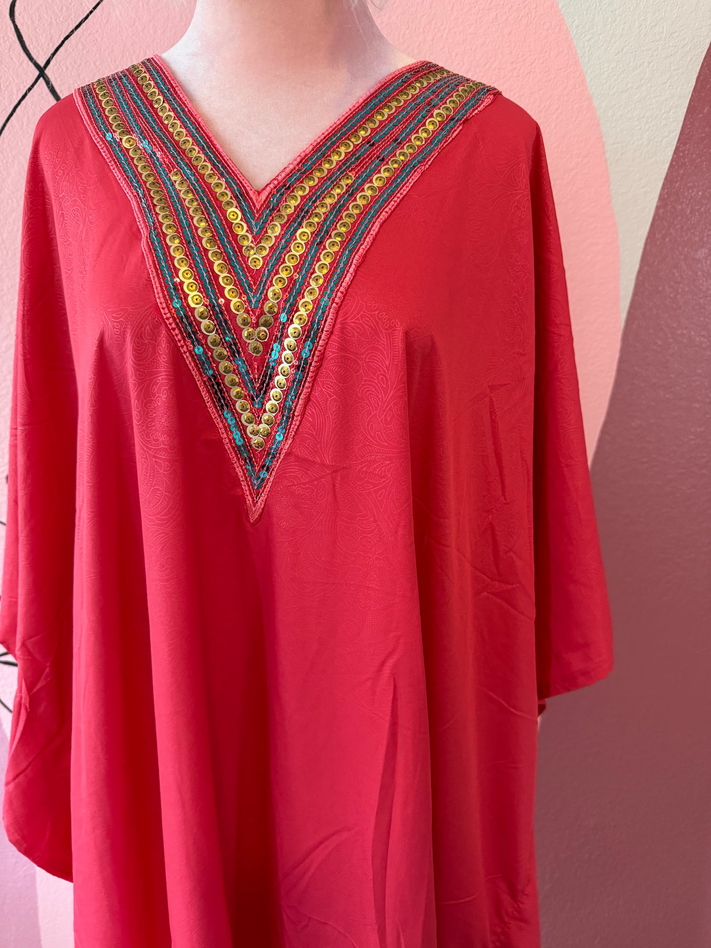 Almost Royalty Kaftan (Salmon)