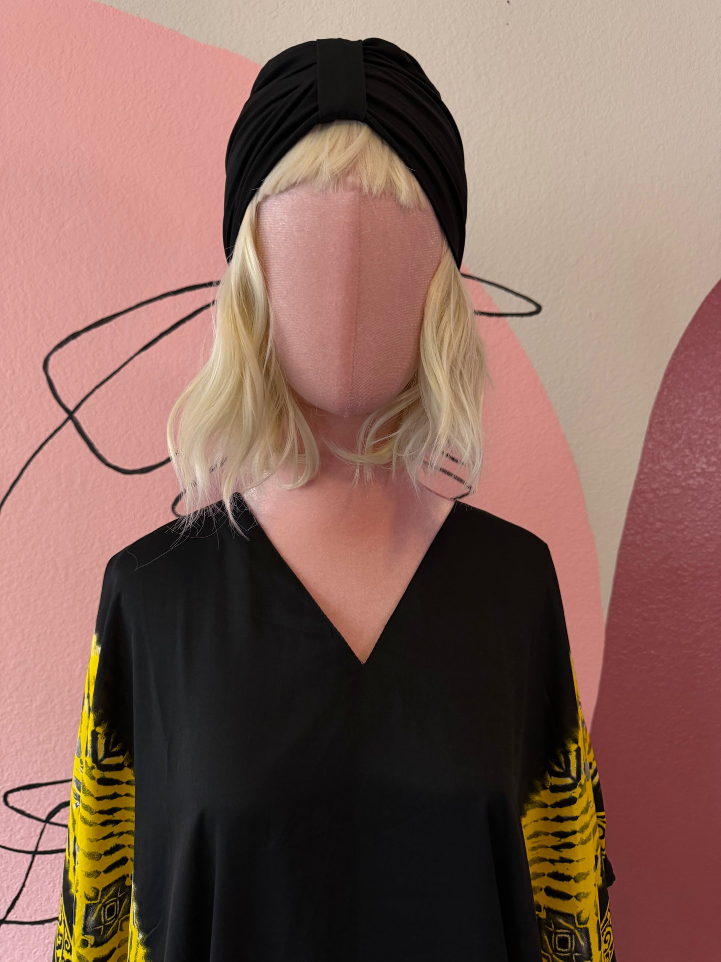 Black & Yellow Kaftan
