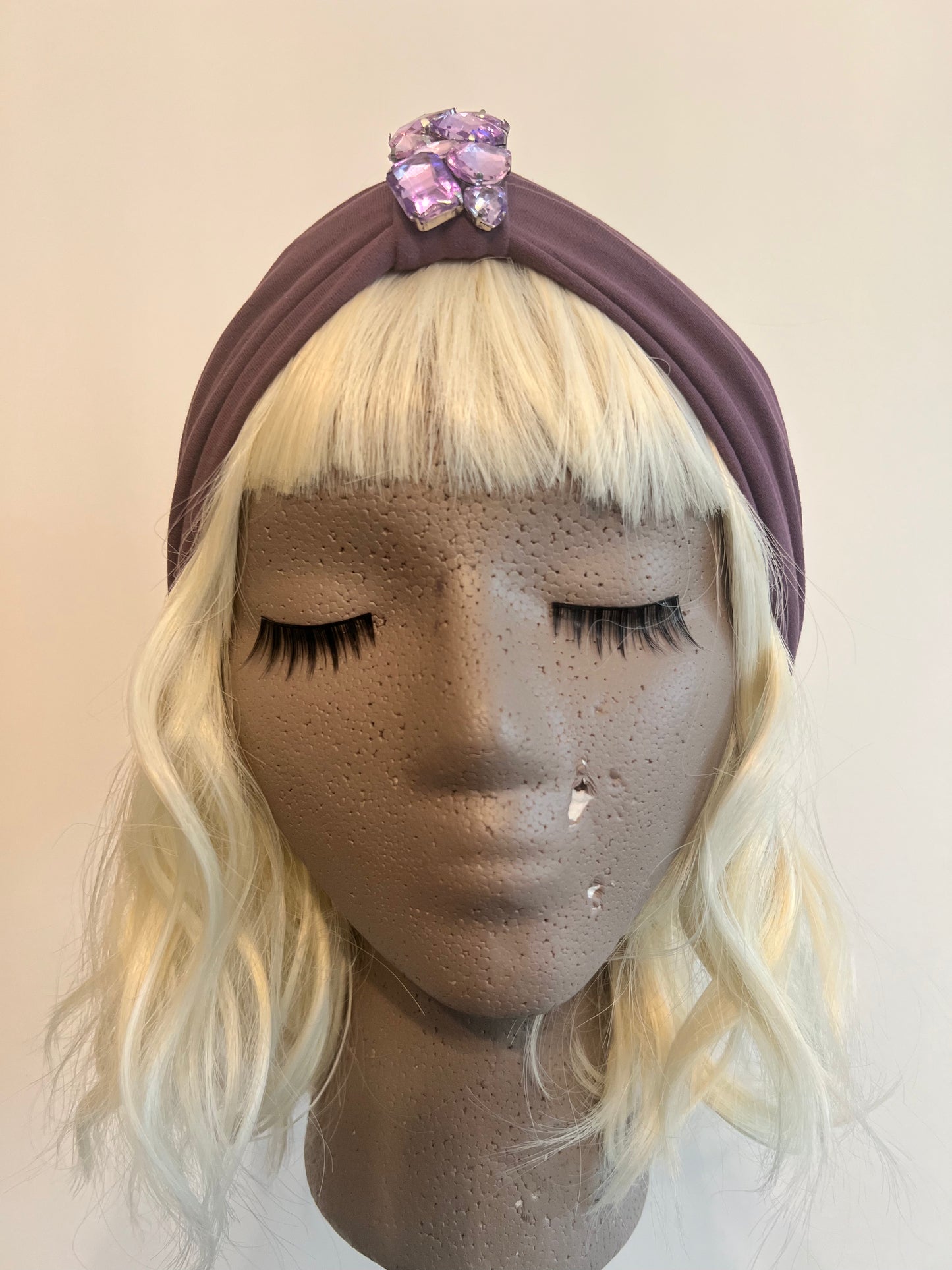 ELEVATED AMETHYST GIRLIE TURBAND