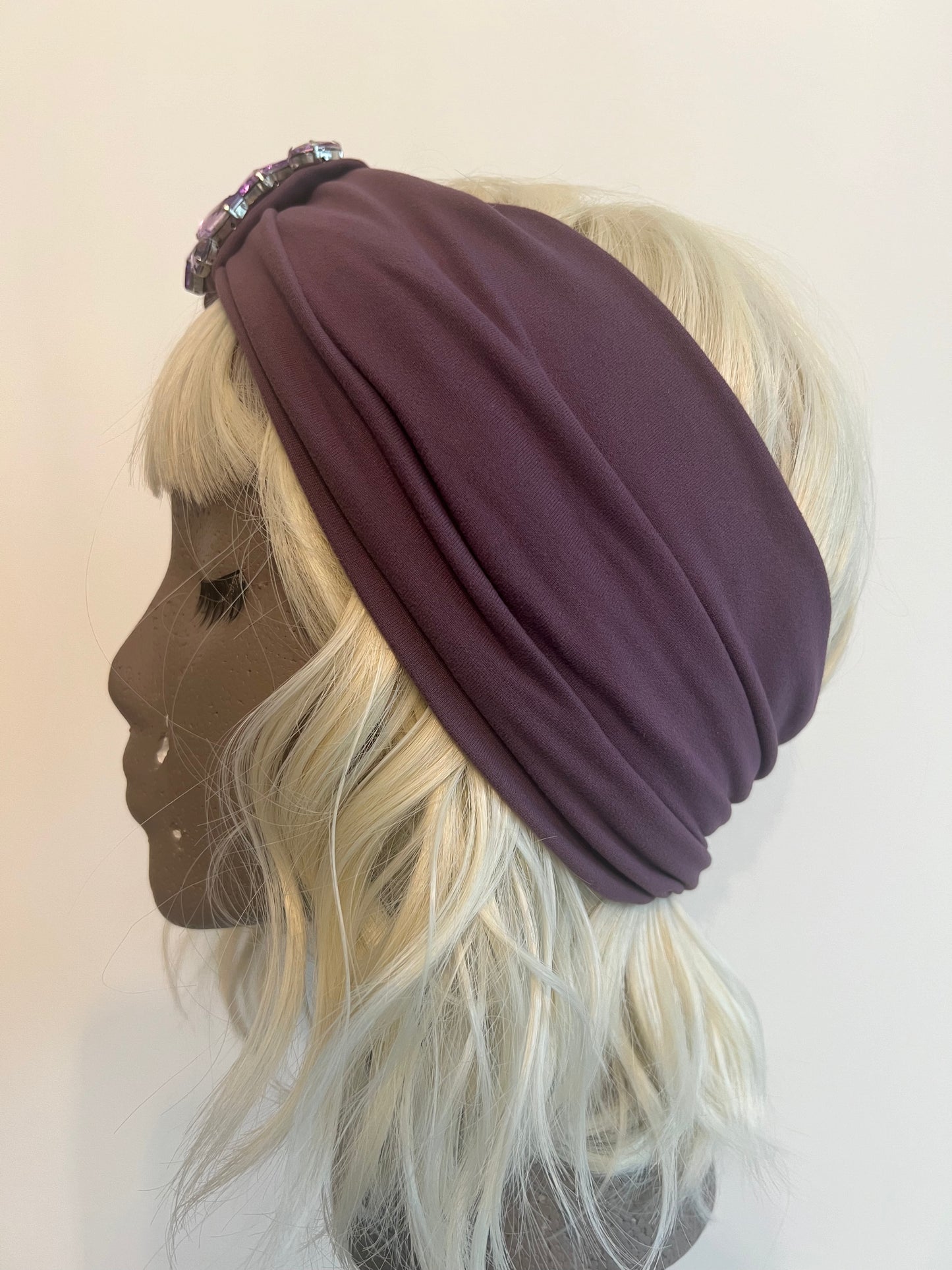 ELEVATED AMETHYST GIRLIE TURBAND