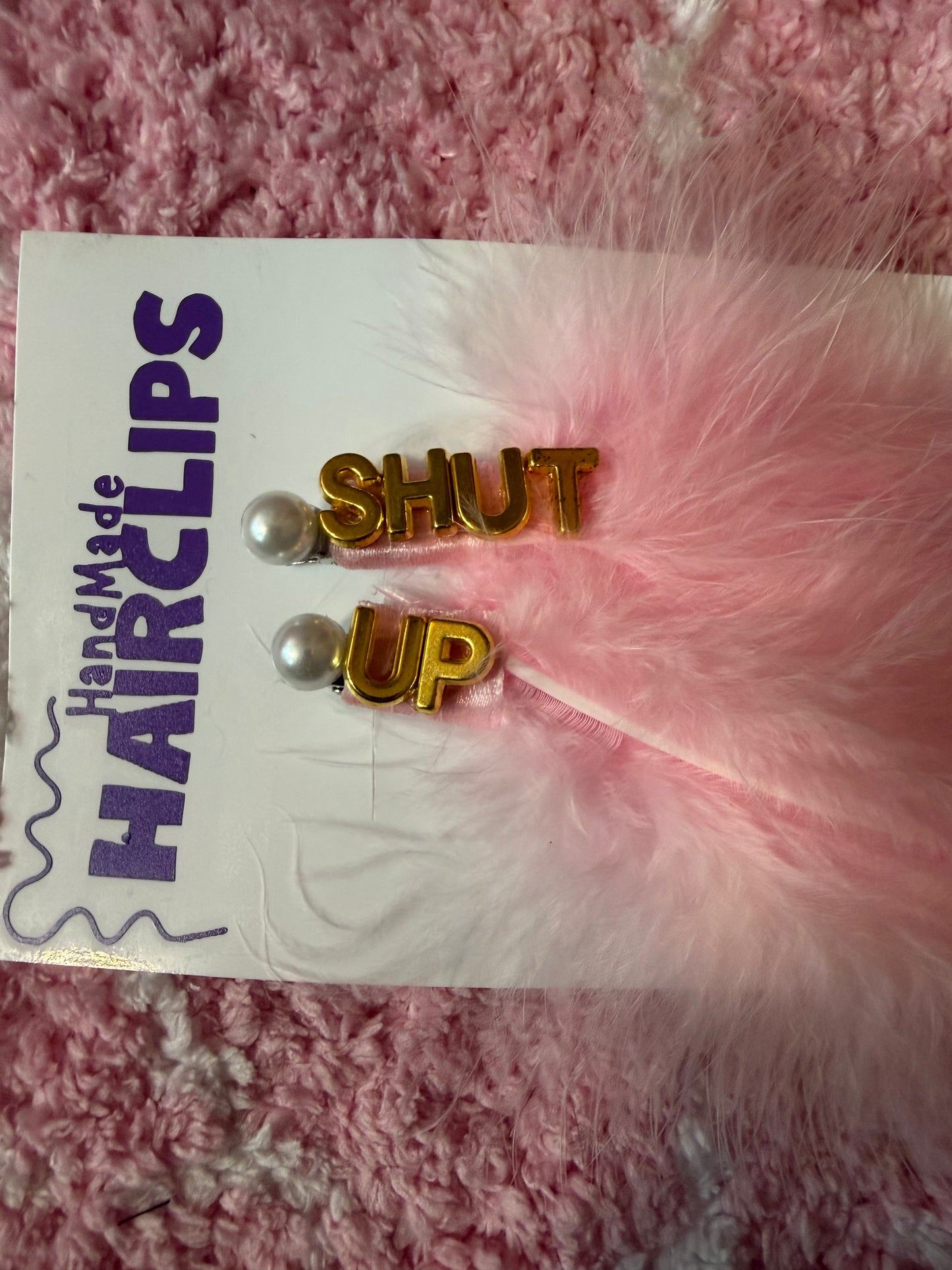 Shut Up Hair Clips