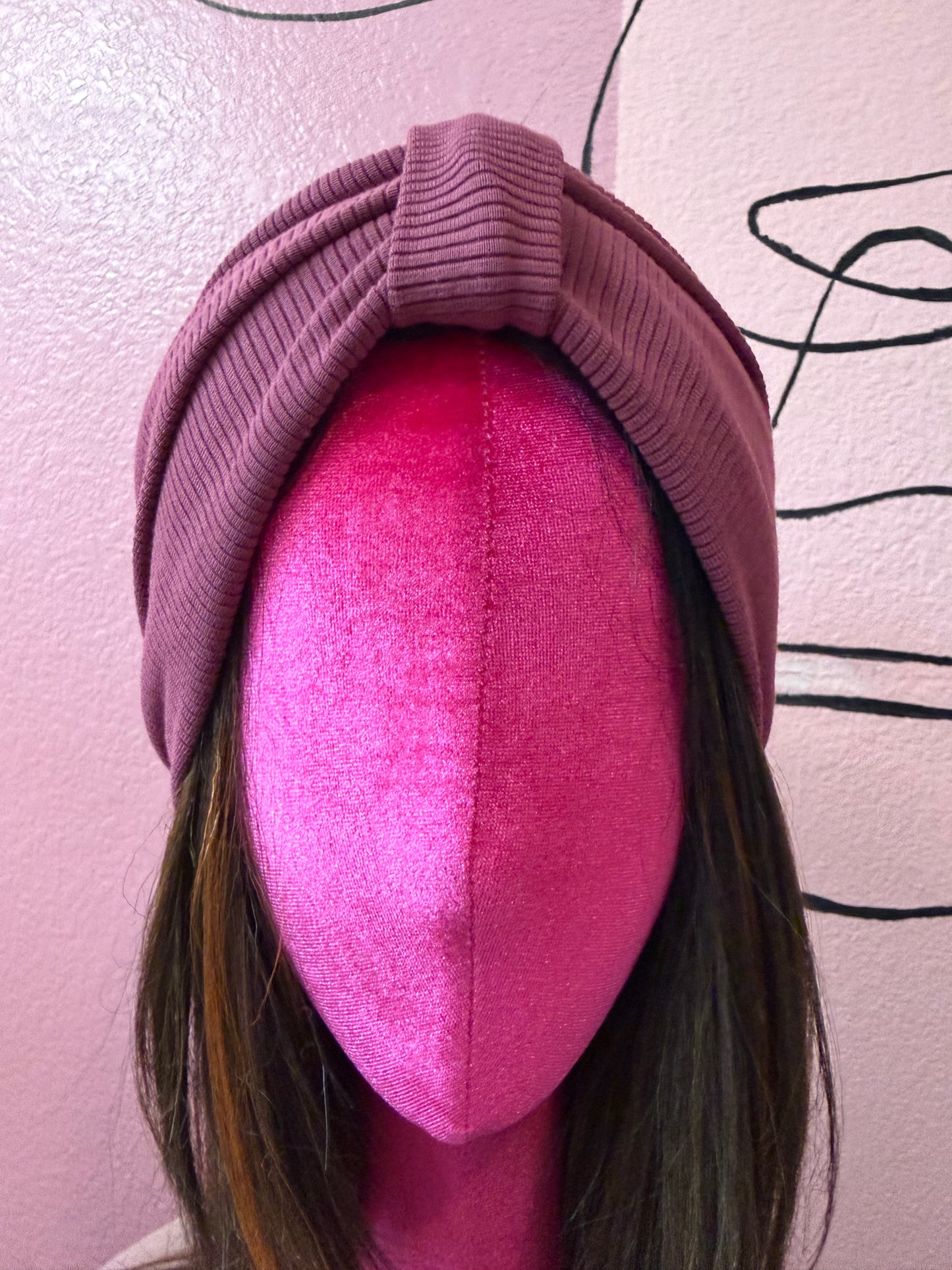 TurBAND Ribbed Knit Pinot Noir