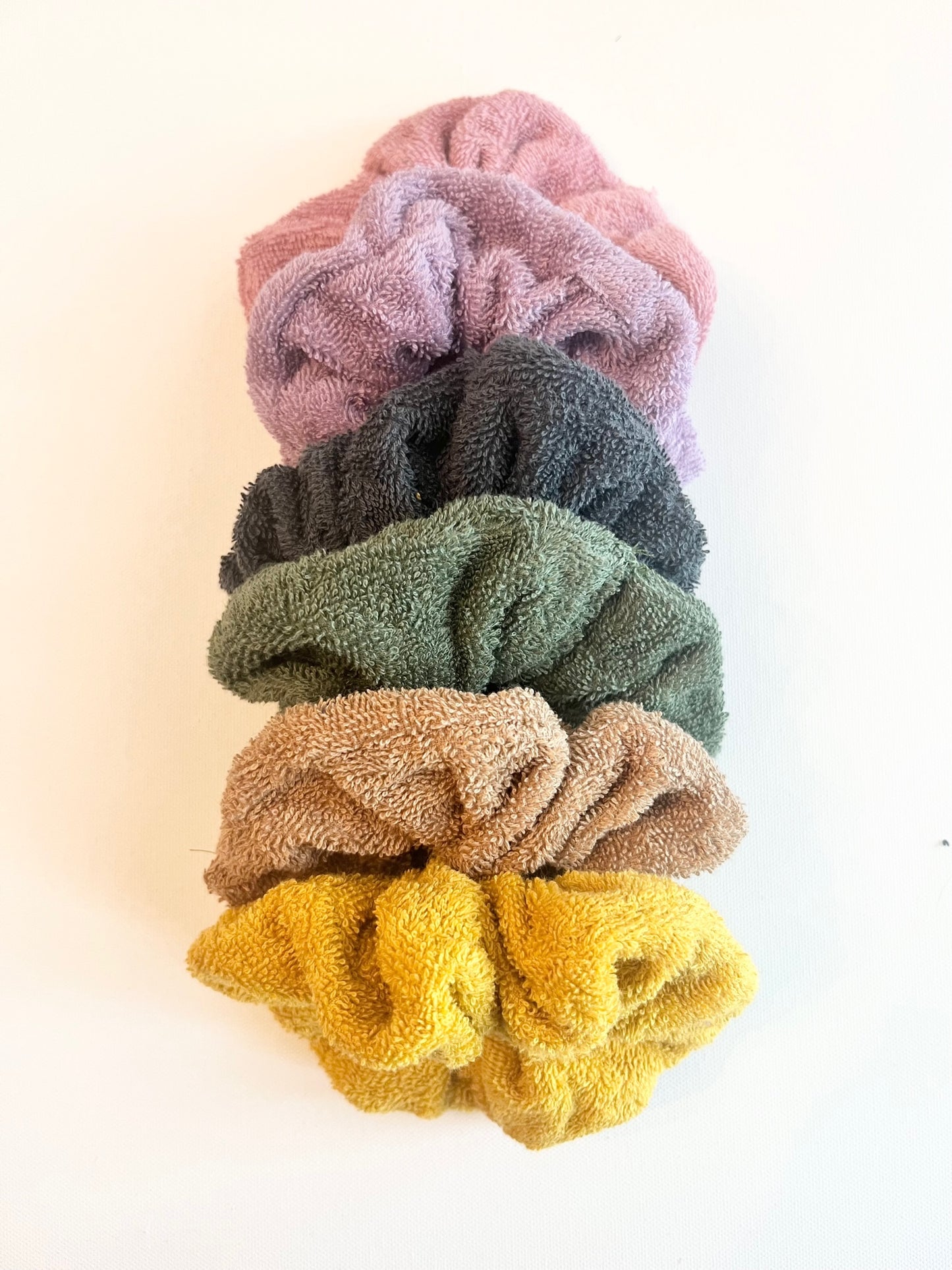 DK DESIGN HEADWEAR XL TERRY CLOTH SCRUNCHIES