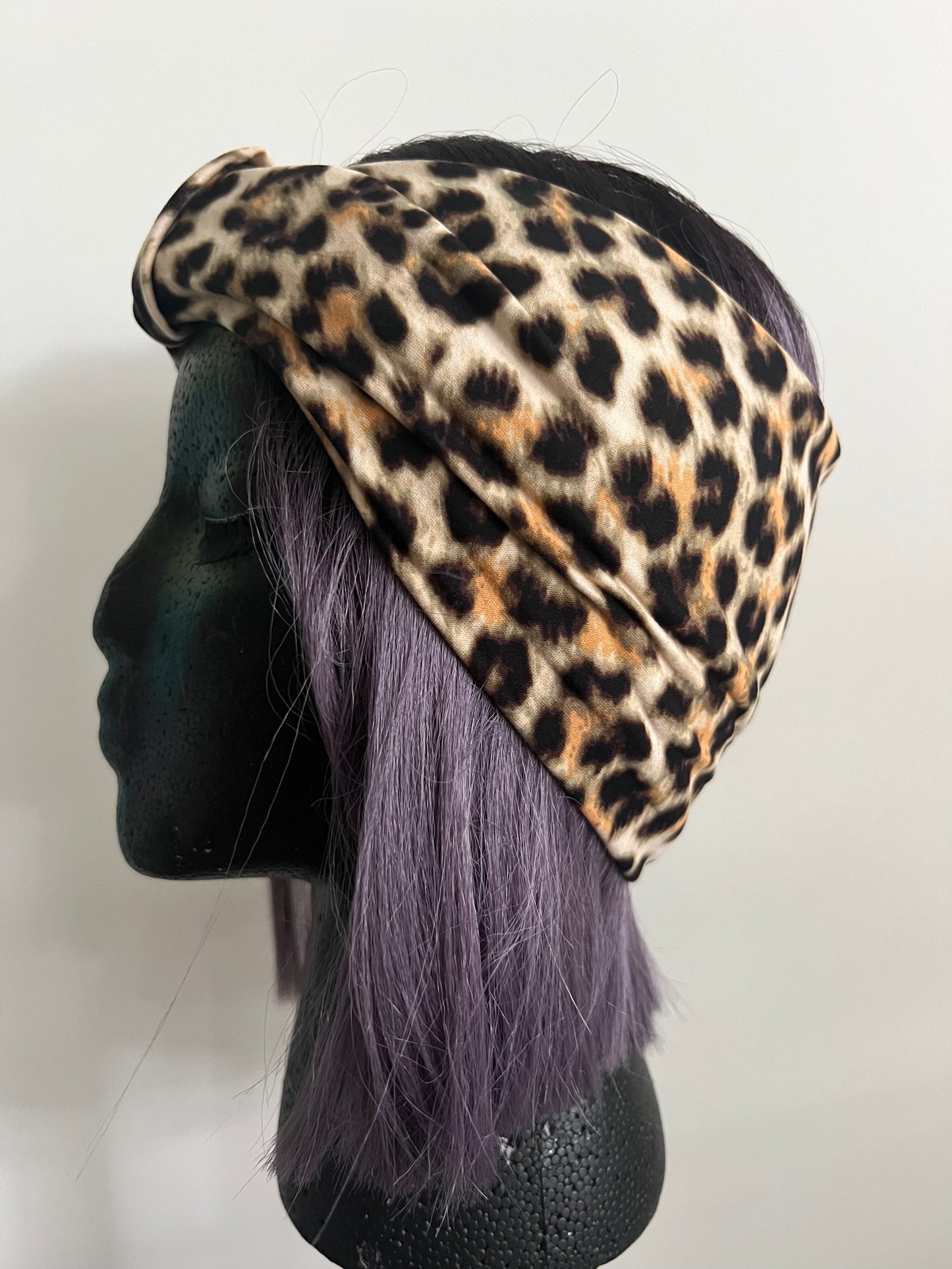DKDH CHEETAH CHIC TURBAND