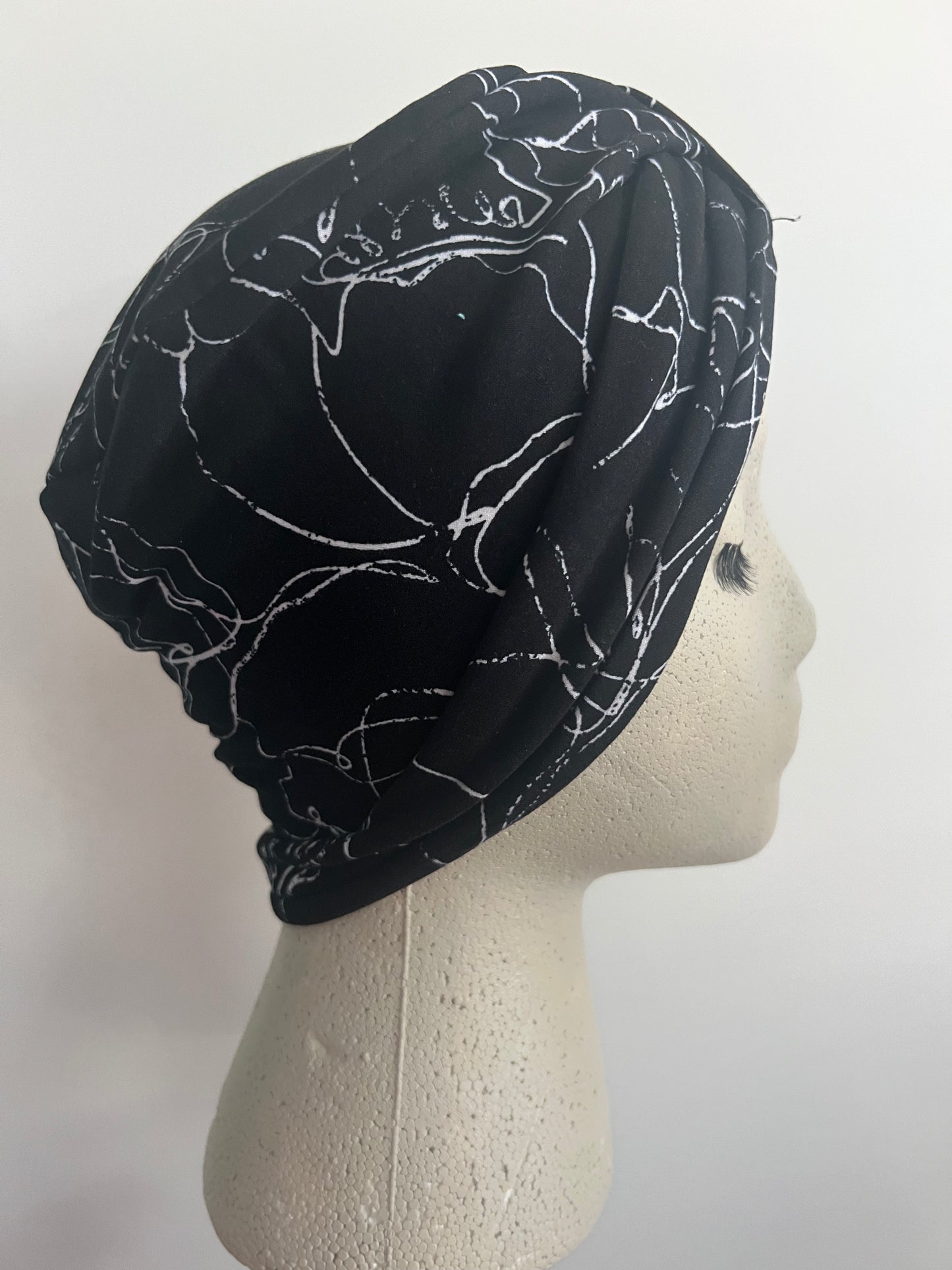 DKDH FLORAL SKETCH TURBAN