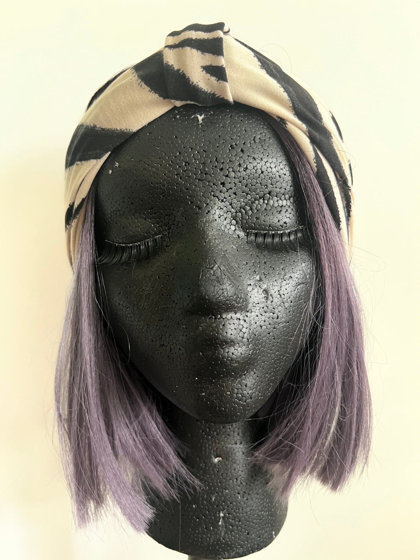 DKDH ZEBRA CHIC TURBAND