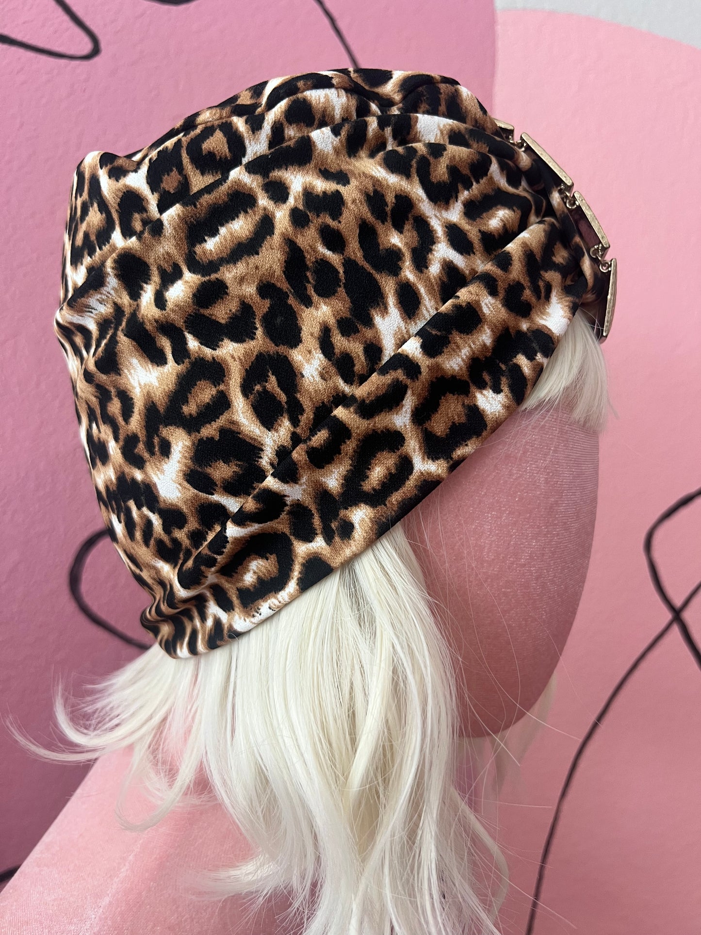 Fancy Leopard Turban