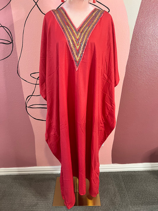 Almost Royalty Kaftan (Salmon)