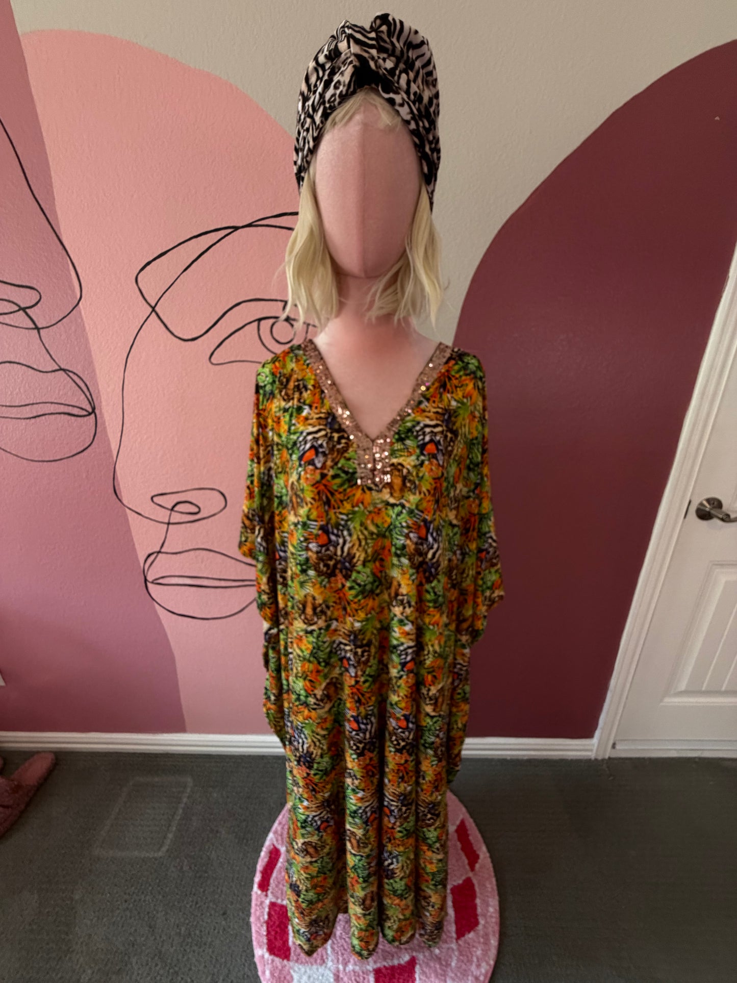 Tiger Queen Kaftan