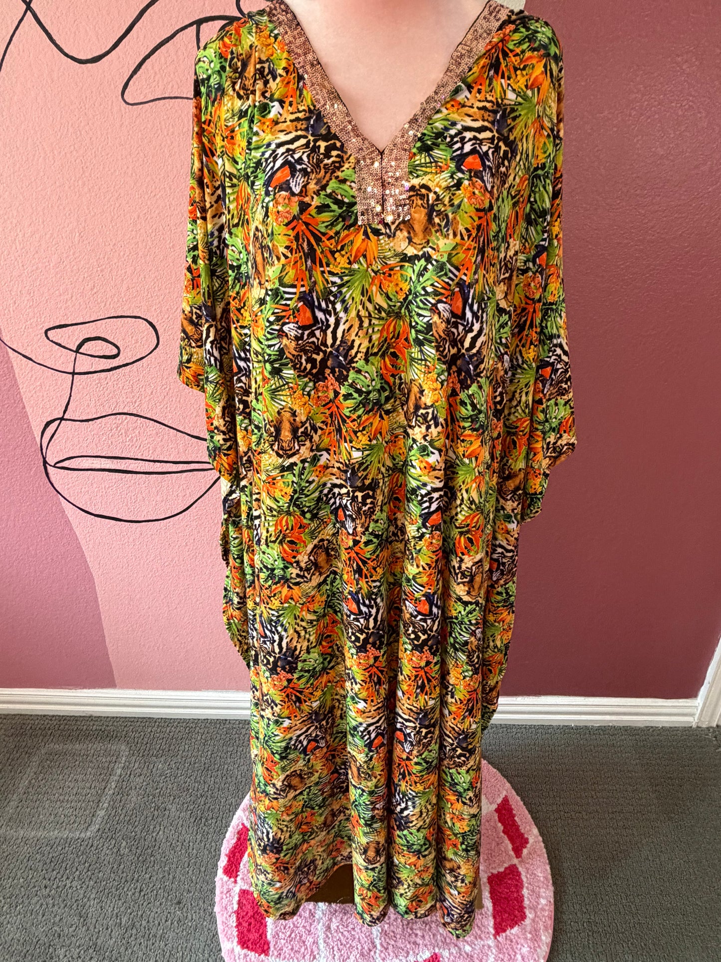 Tiger Queen Kaftan