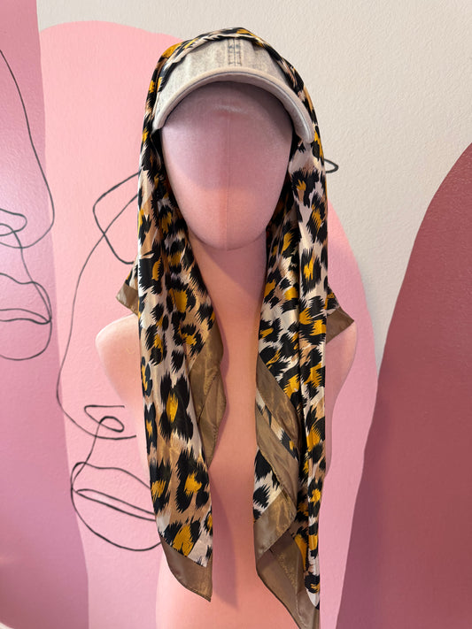 Cheetah Girl Scarf Hat