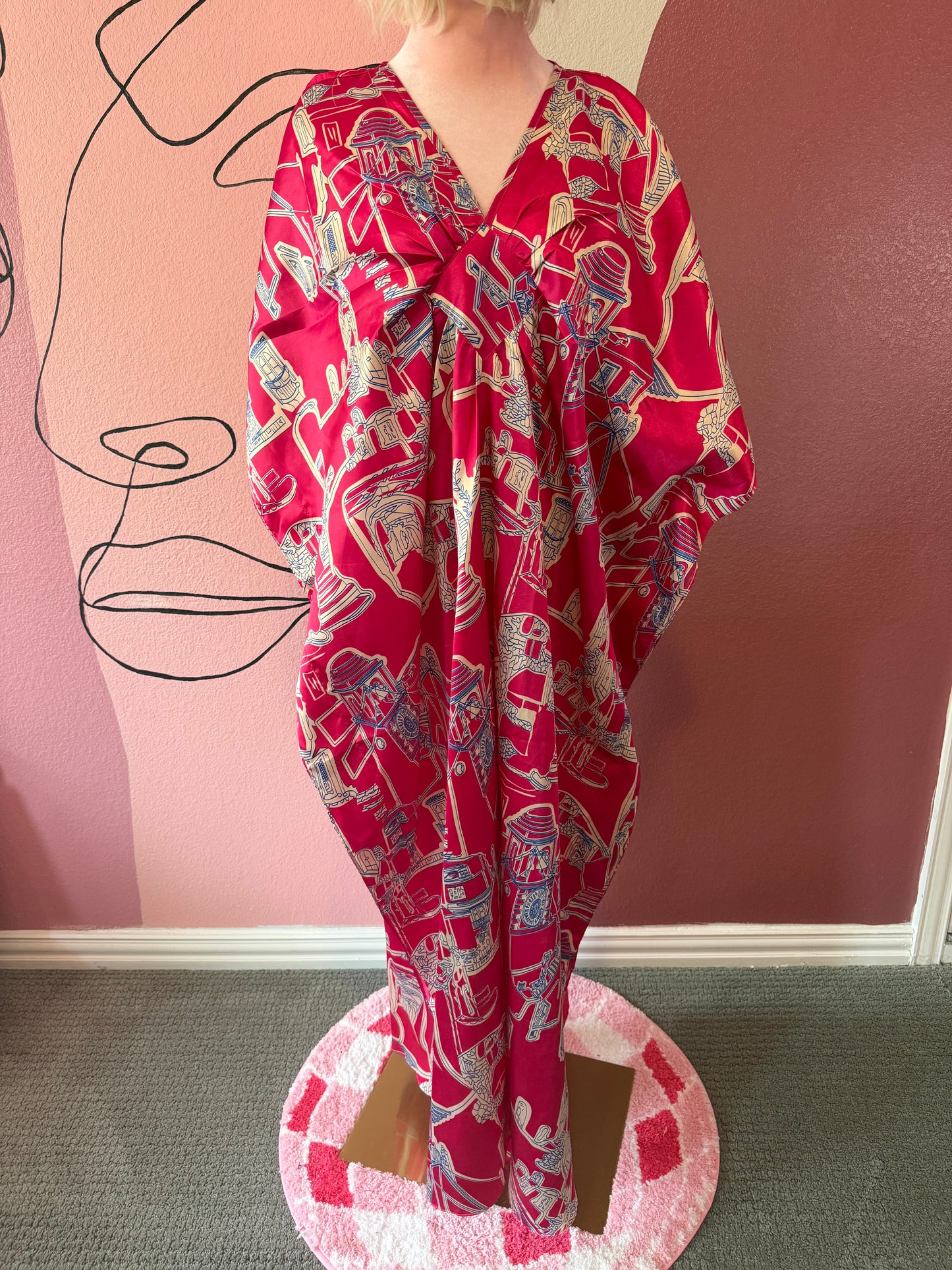 Pink Bridgerton Kaftan