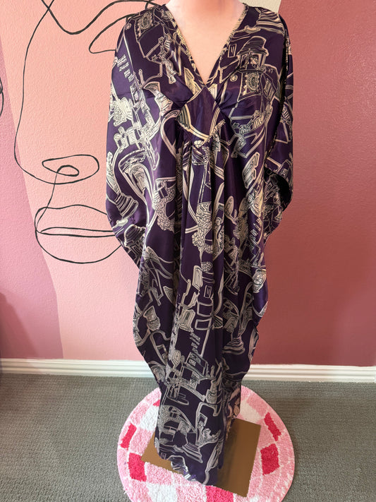 Purple Bridgerton Kaftan