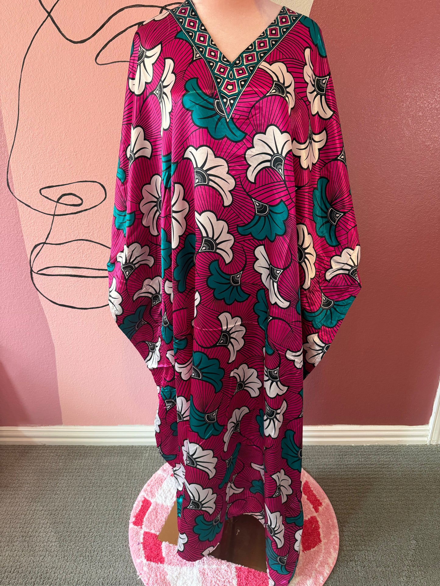 Magenta Momma Kaftan