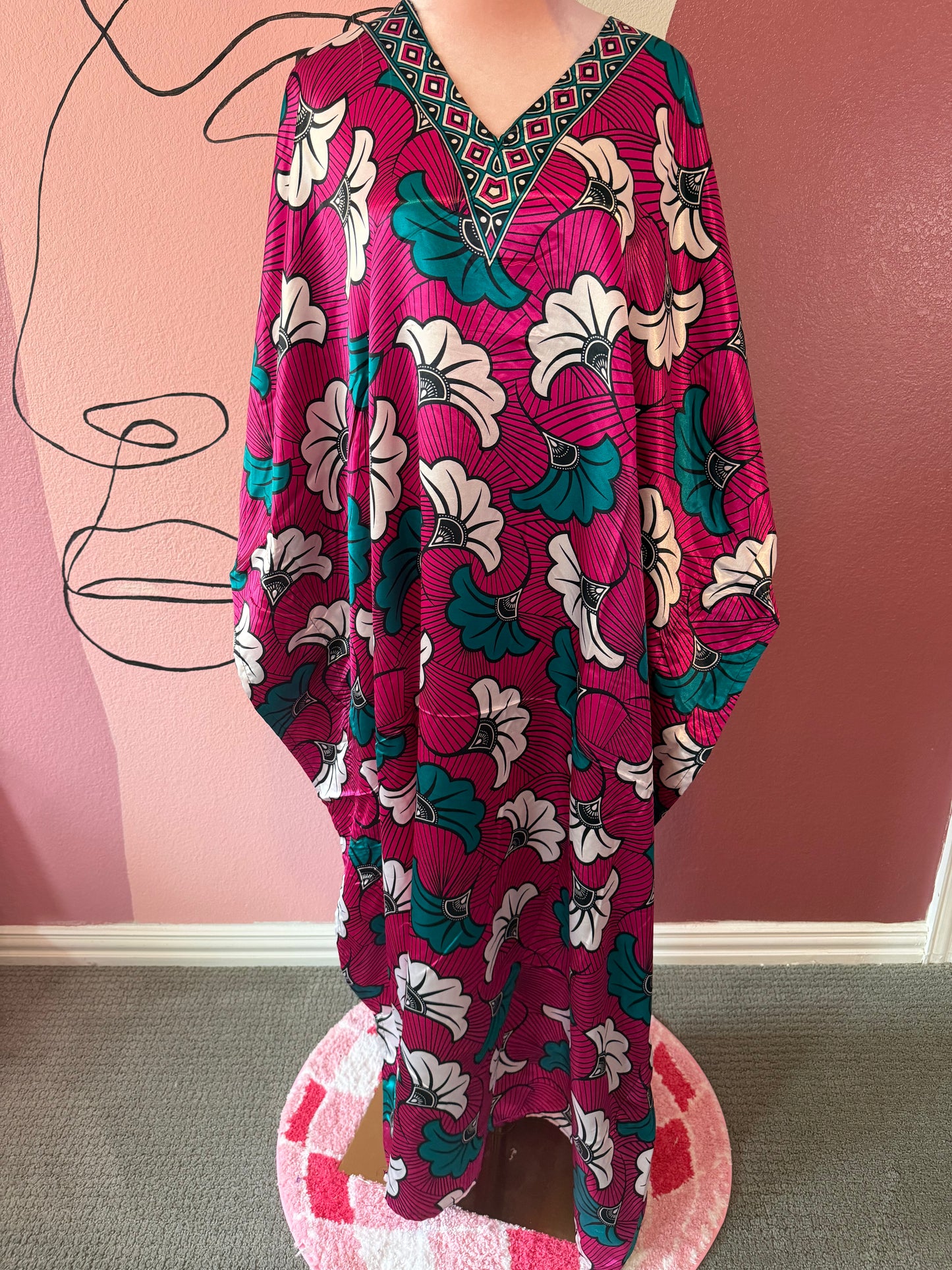 Magenta Momma Kaftan