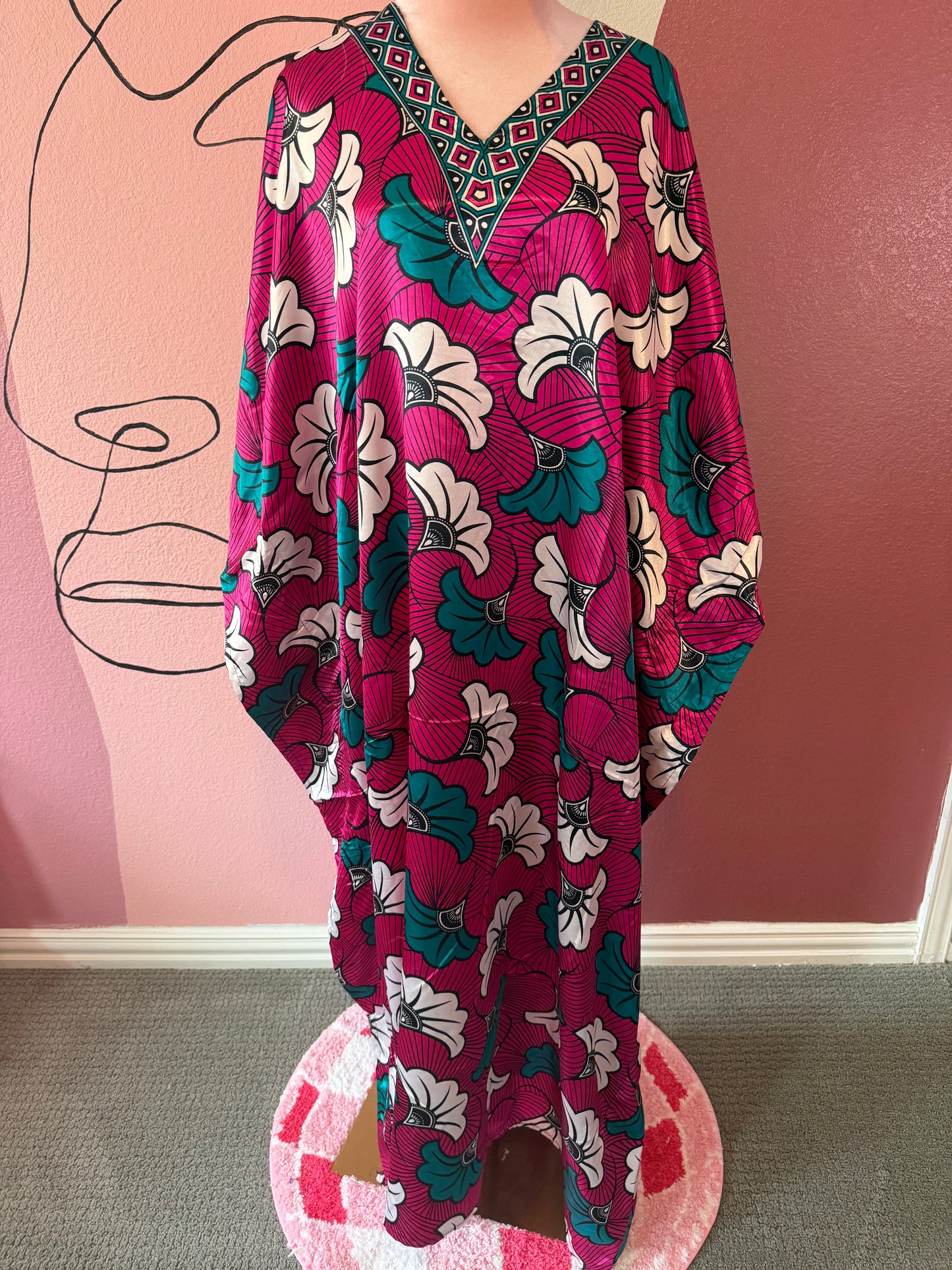 Magenta Momma Kaftan