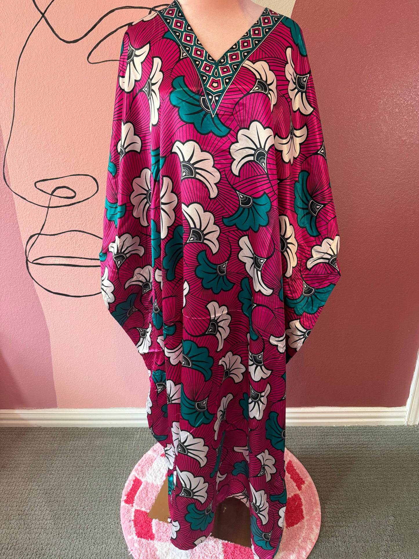 Magenta Momma Kaftan
