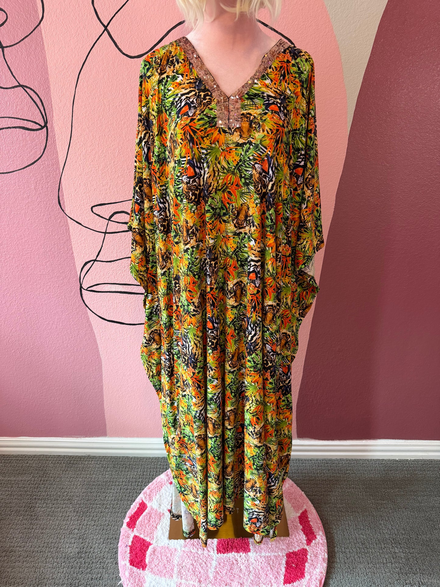 Tiger Queen Kaftan