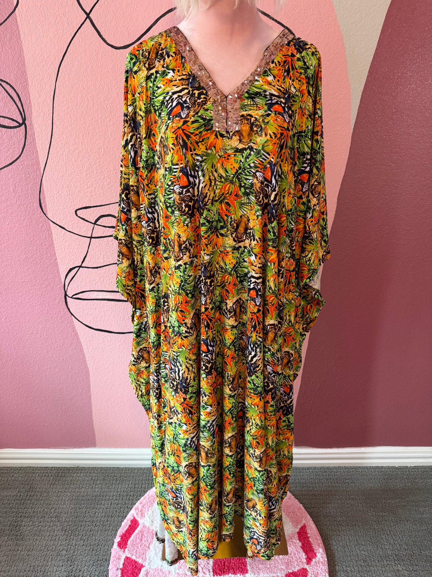 Tiger Queen Kaftan