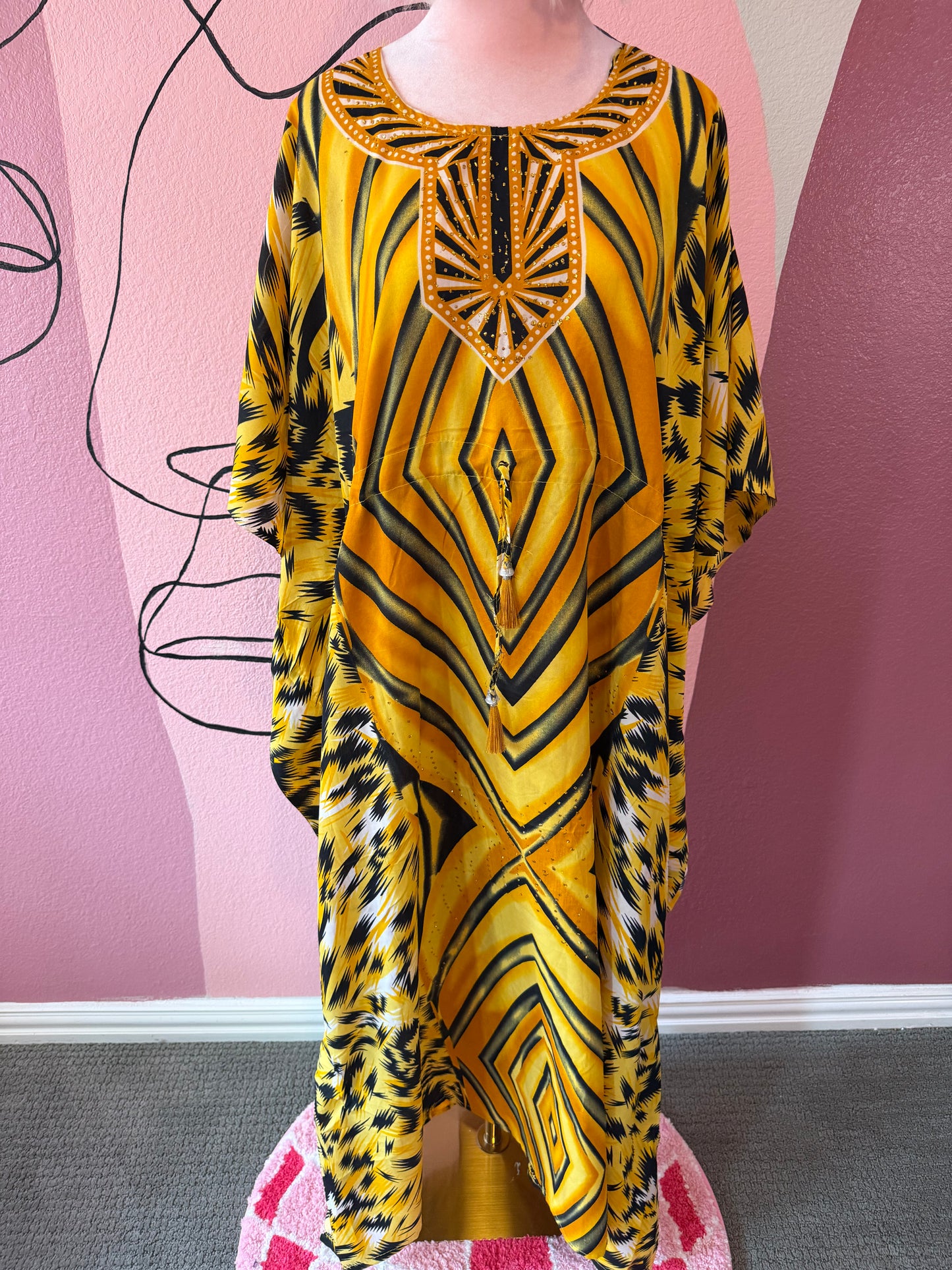 Headband + Kaftan Set (Golden Goddess)
