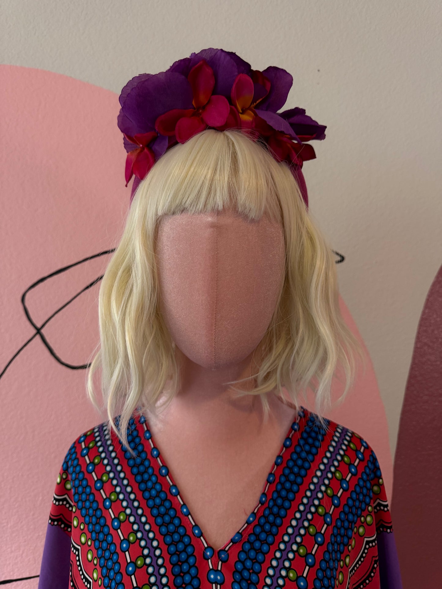 Headband + Kaftan Set (Funky Floral)