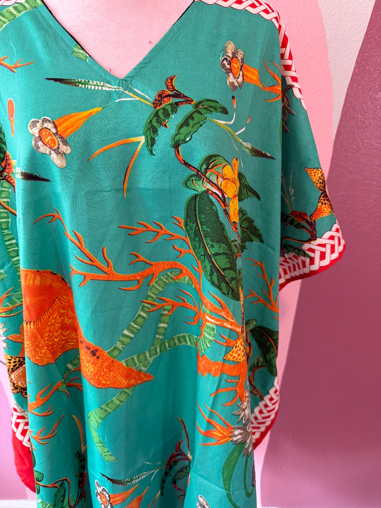 Turquoise Shorty Kaftan