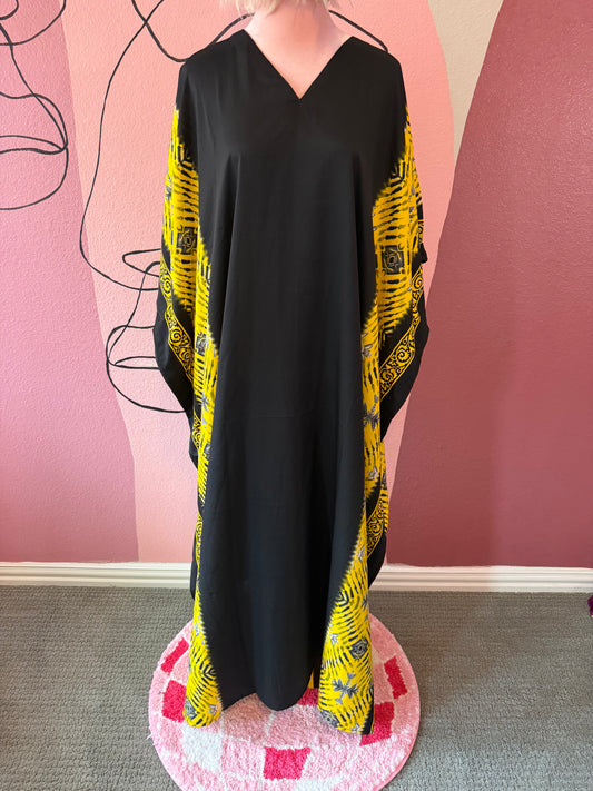 Black & Yellow Kaftan