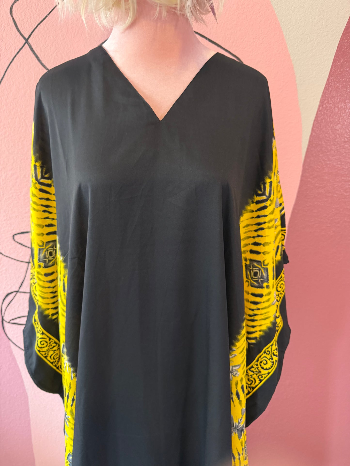 Black & Yellow Kaftan