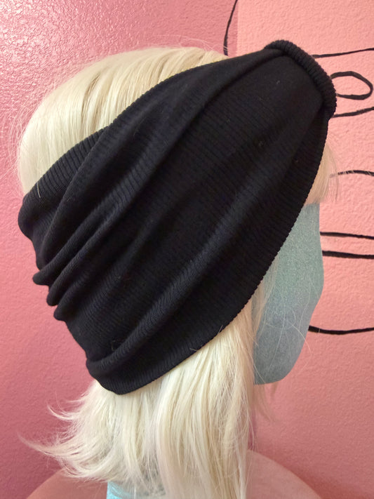 TurBAND Ribbed Knit Black