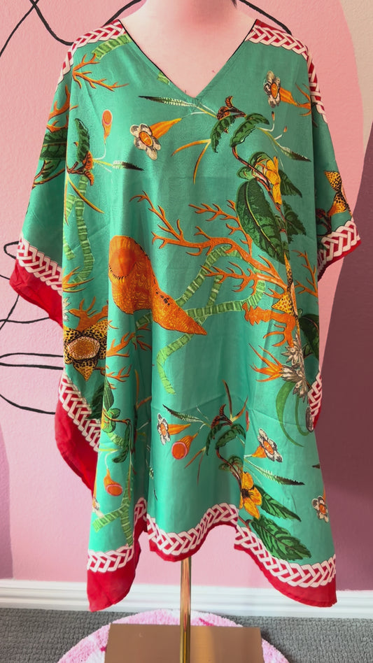 Turquoise Shorty Kaftan